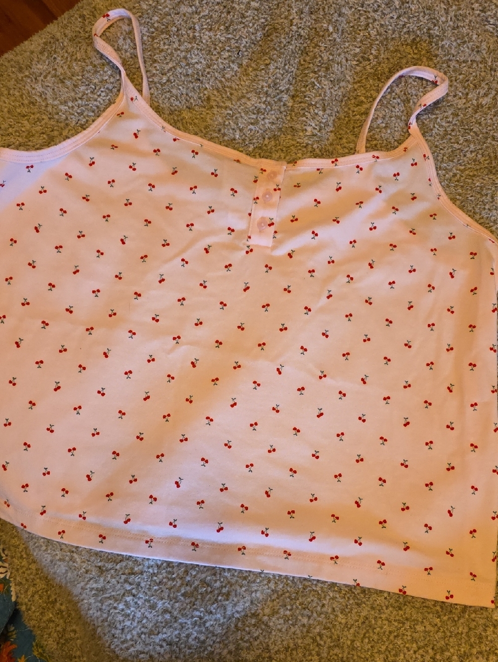 No Boundaries Light Pink Cherry Cami Tank Or Sleep Top